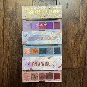 COLOURPOP 3-set Eye Shadow Palettes -Cashmere Forever/Social Butterfly/On A Wing